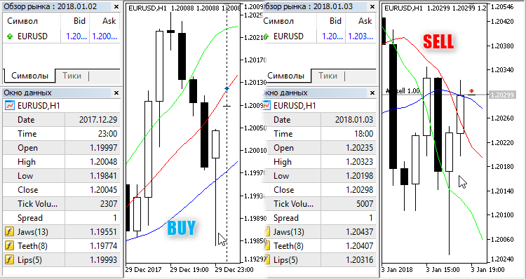 Alligator Simple v1.0 - expert for MetaTrader 5