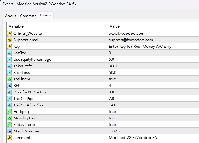 Screenshot of modified version 2-FxVoodoo-EA_fix