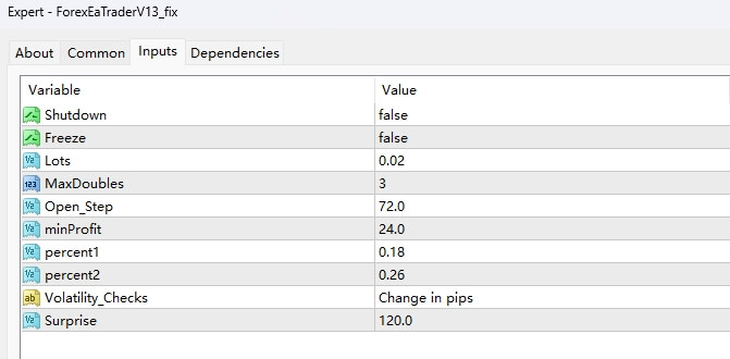 ForexEaTraderV13_fix screenshot