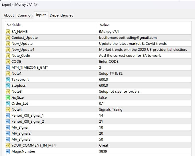 iMoney v7.1 repair screenshot