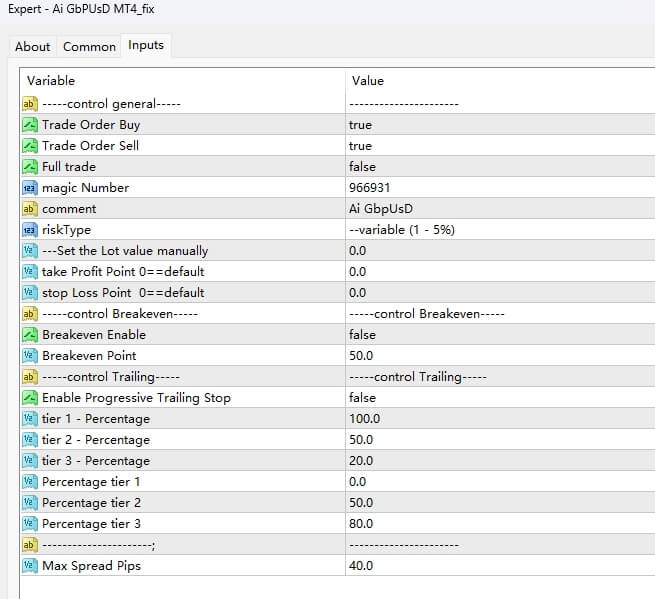 AI GbPUsD MT4_fix screenshot