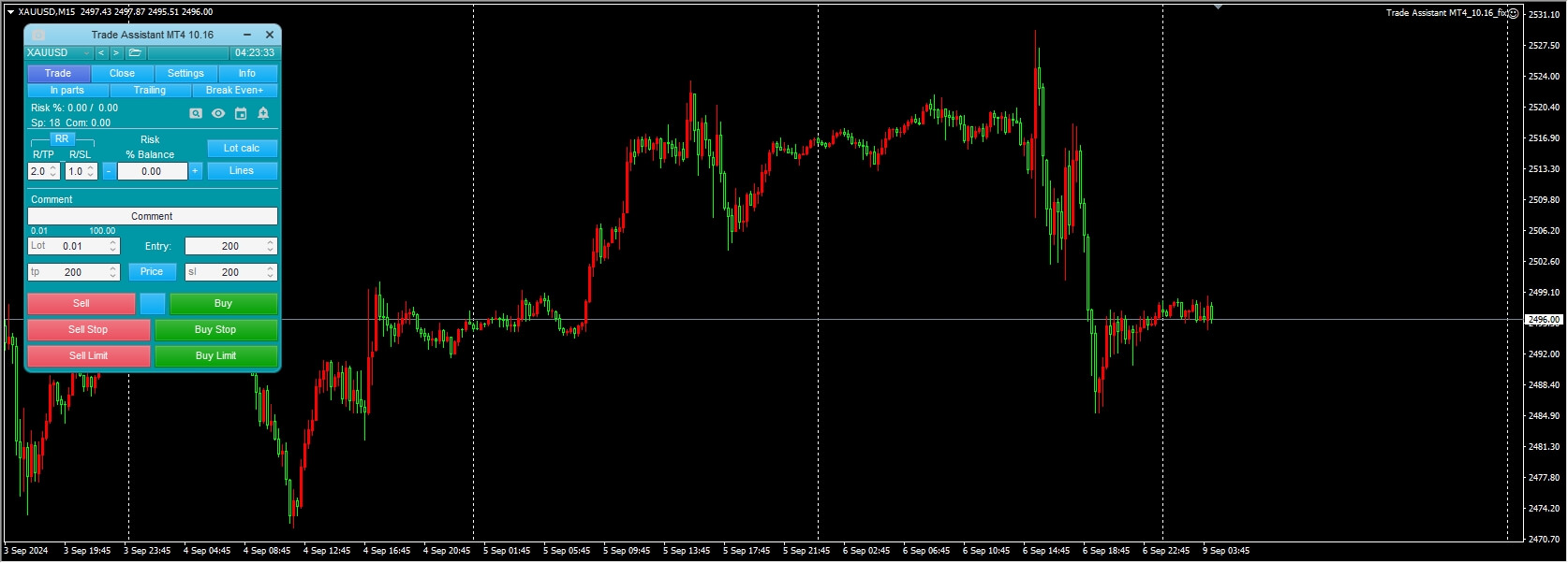 Trading Assistant MT4_10.16_fix screenshot
