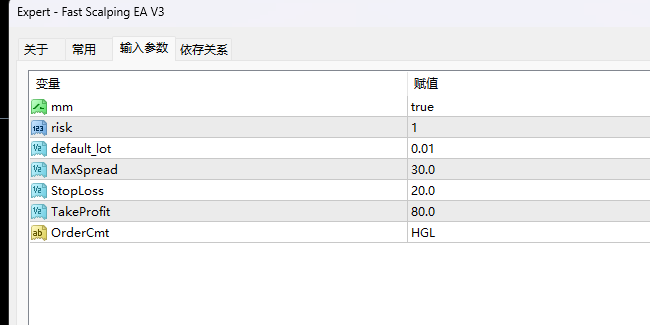 Quick scalping EA V3 screenshots