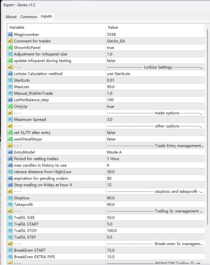Gecko v1.2 screenshots