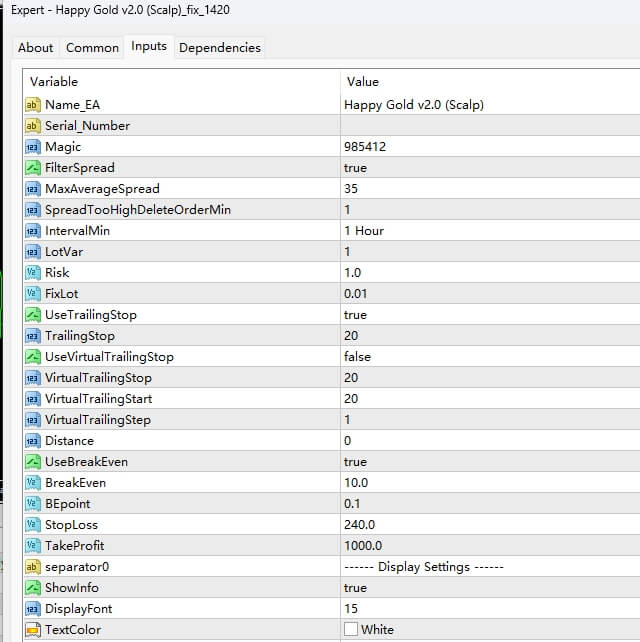 Happy Gold v2.0 (Scalp)_fix_1420 screenshot