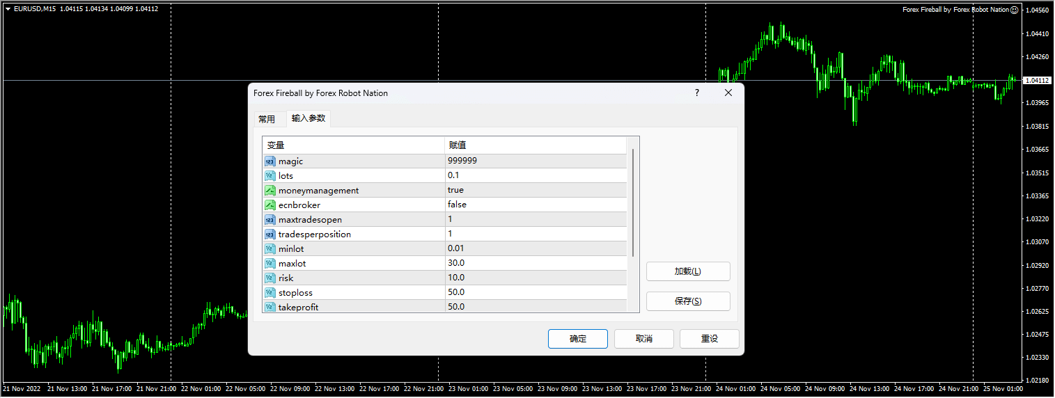 Forex Fireball by Forex Robot Nation Screenshots