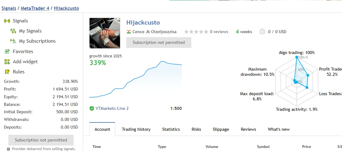 HiJack V2.1 EA screenshots