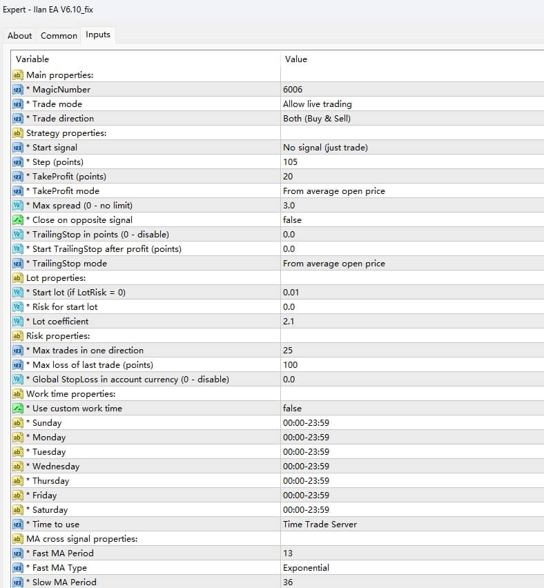 Yilan EA V6.10_fix screenshots