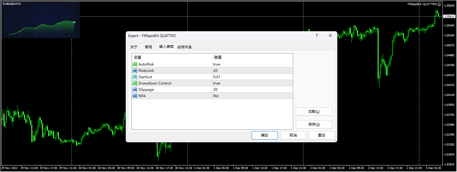 FXRapidEA_QUATTRO screenshot