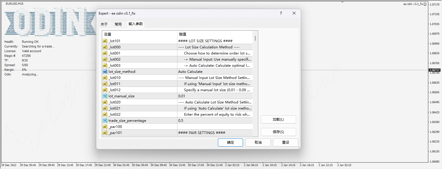 ea odin v3.1_fix.ex4 screenshot