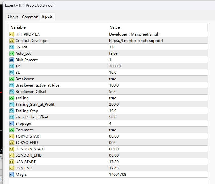 HFT Prop EA 3.3_nodll screenshots