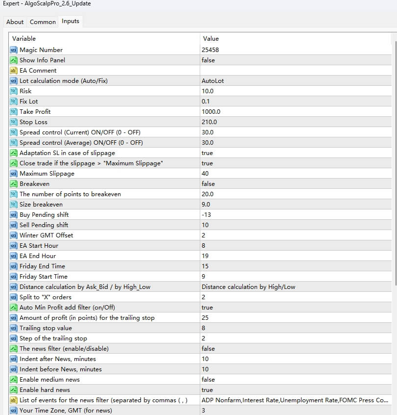 AlgoScalpPro_2.6 screenshot