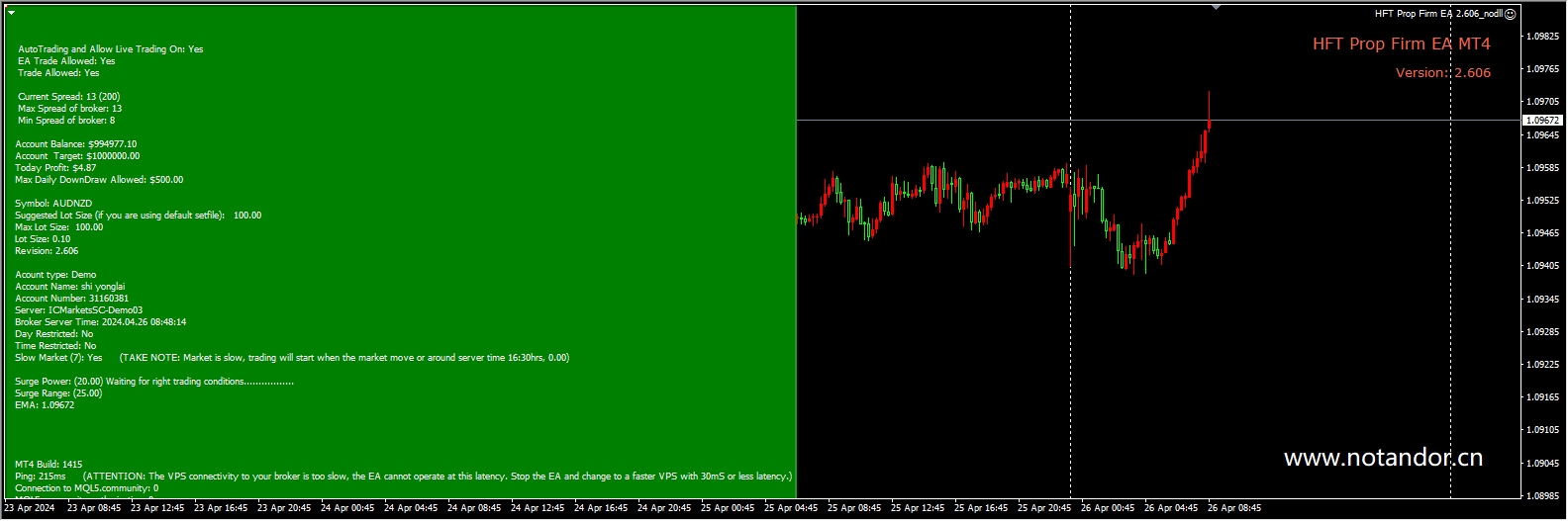 HFT Props Company EA 2.606_nodll screenshots