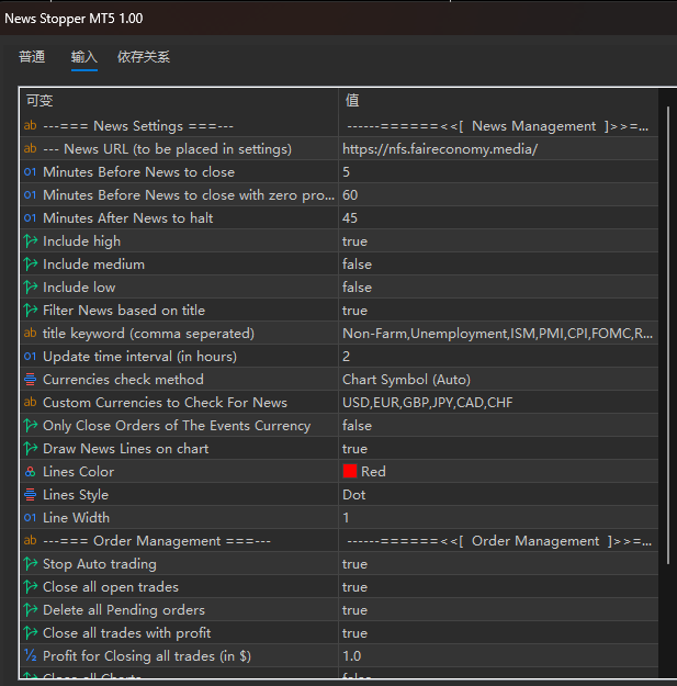 NewsSecker MT5 screenshots