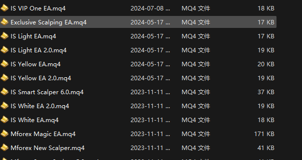 50 EA source code invest_sniper + set of MT4 screenshots