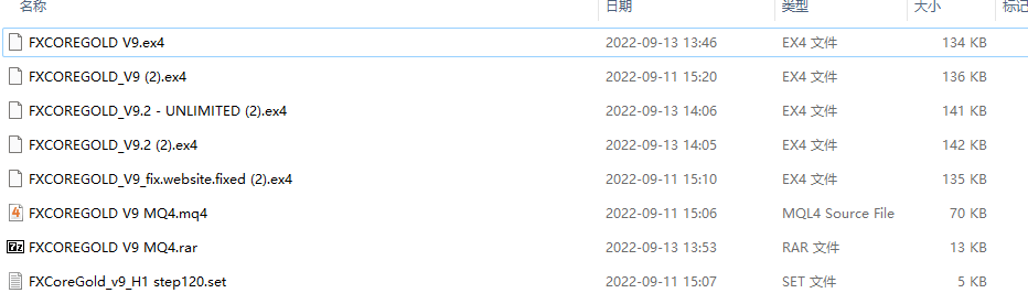 FXCOREGOLD V9 MQ4 screenshots