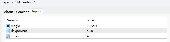 Gold Investor EA screenshot