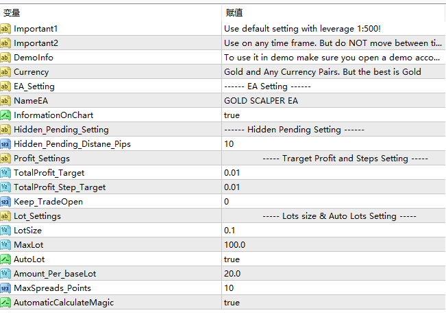GOLD SCALPER EA Ver 6.0 screenshots