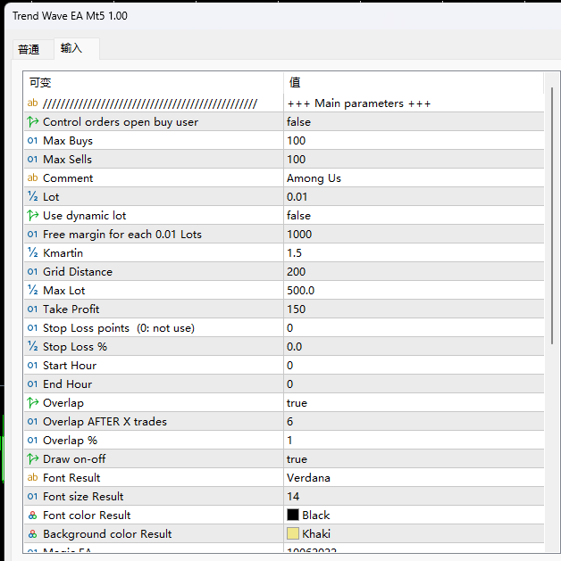 Trend wave EA Mt5 screenshots