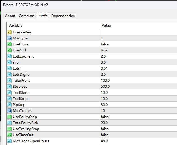 Firestorm Odin V2 screenshots