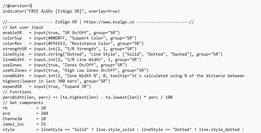 EZALGO_V5_SR screenshot