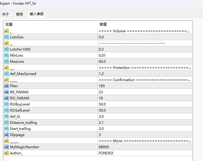 Fondex HFT_fix screenshot