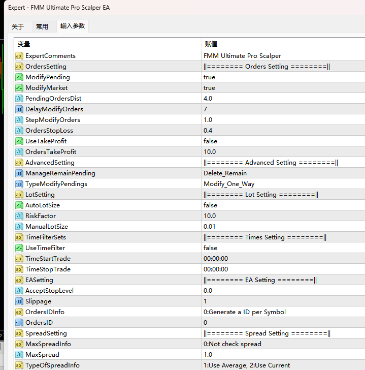 FMM Ultimate Pro Scalper EA screenshots