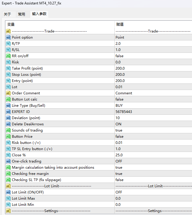 Trading Assistant MT4_10.27_fix screenshot