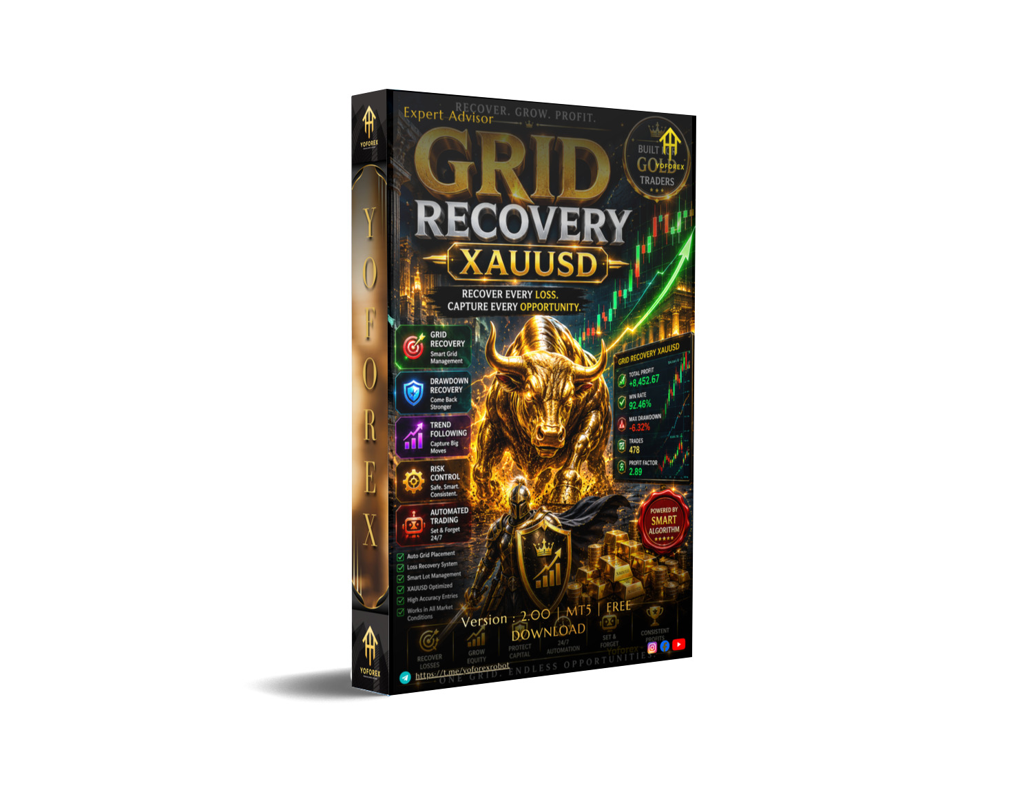 Grid Recovery XAUUSD EA V2.00 MT5