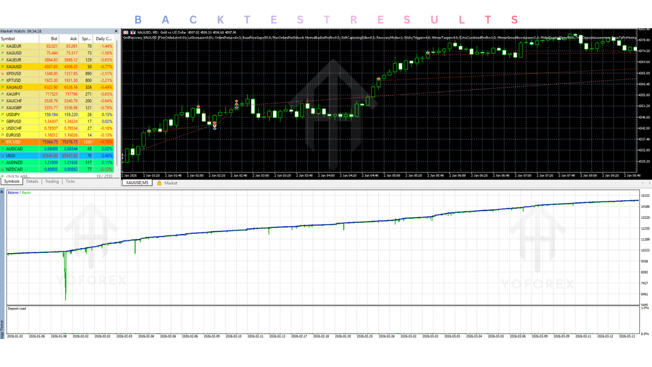 Grid Recovery XAUUSD EA V2.00 MT5