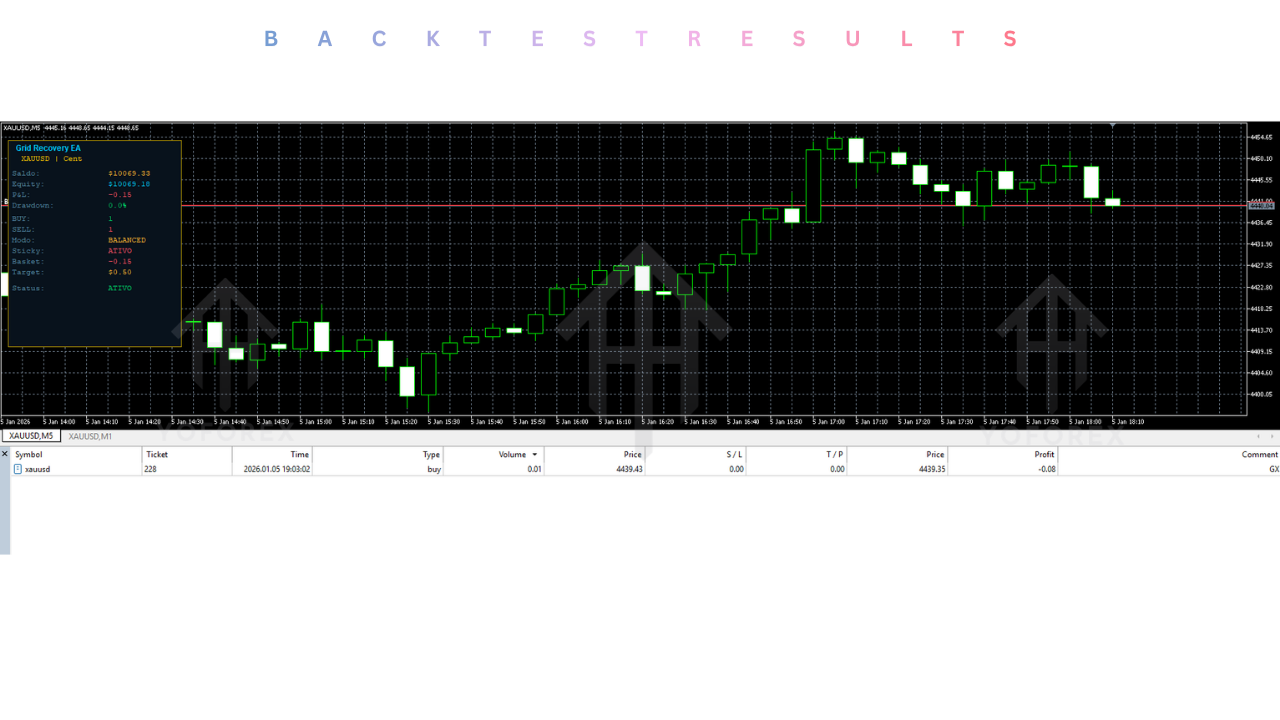 Grid Recovery XAUUSD EA V2.00 MT5