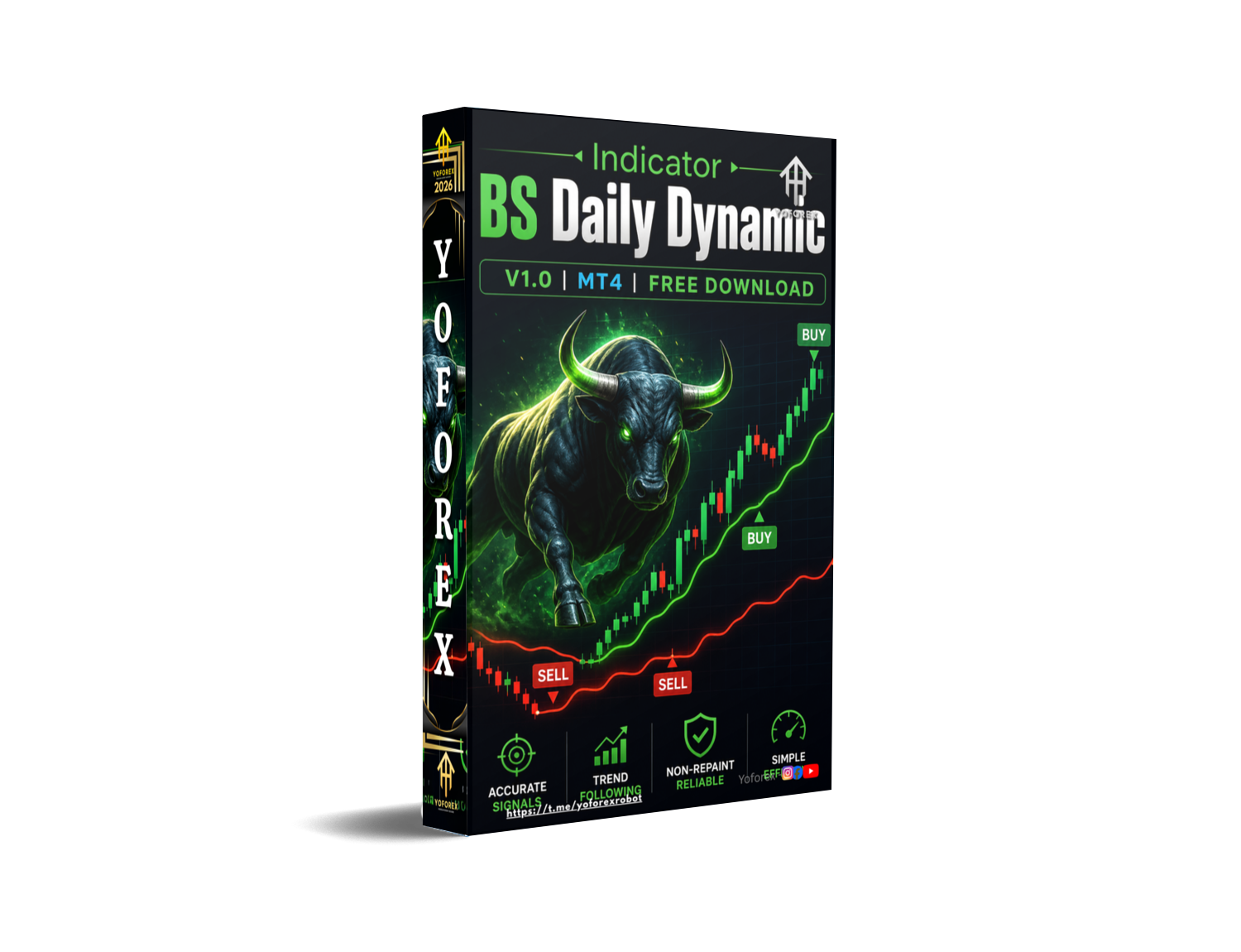 BS Daily Dynamic Indicator V1.0 MT4 BS Daily Dynamic Indicator V1.0 MT4