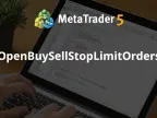 OpenBuySellStopLimitOrders - MetaTrader 5 Script - MT4/MT5 Resources