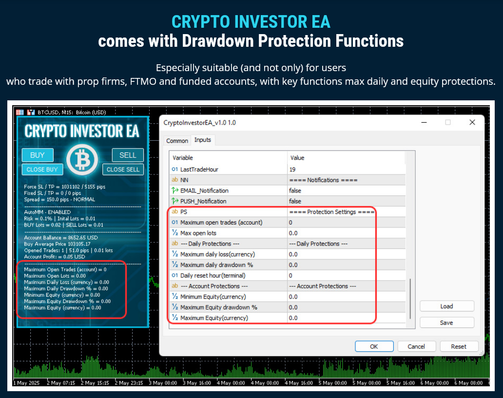 Crypto Investor EA source code download and deployment instructions