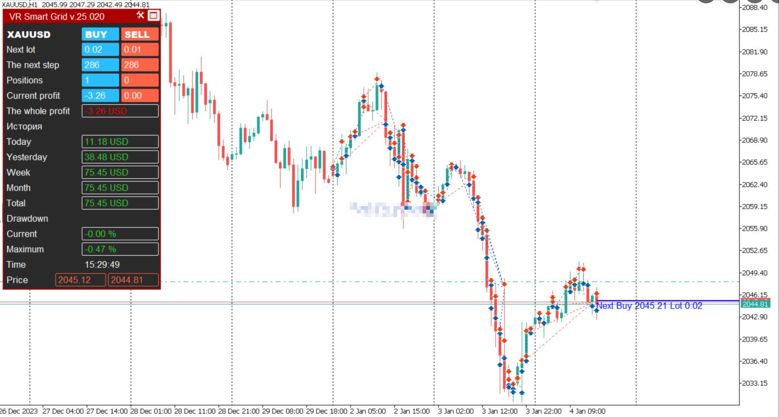 VR Smart Grid EA V25.033 MT4 source code download and deployment instructions-MetaTrader 4 resources - 3