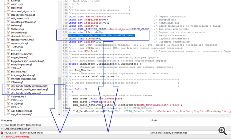 VKW_Bands_Modify_DeMarker_HTF - indicator for MetaTrader 5