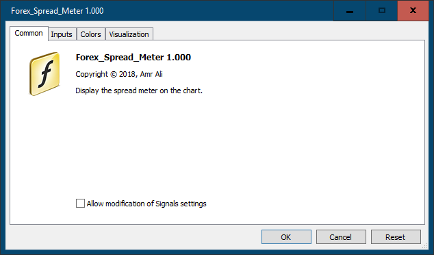 Forex_Spread_Meter - indicator for MetaTrader 5