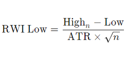 Random walk index - indicator for MetaTrader 5