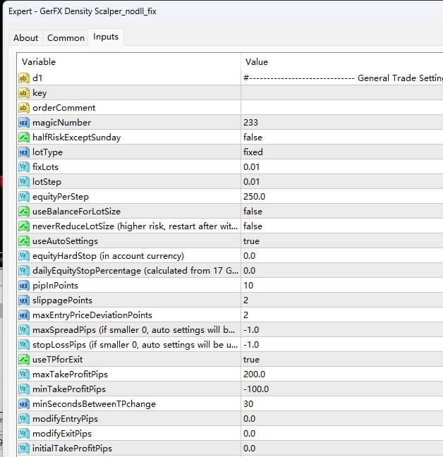 GerFX density Scalper_nodll_fix screenshot