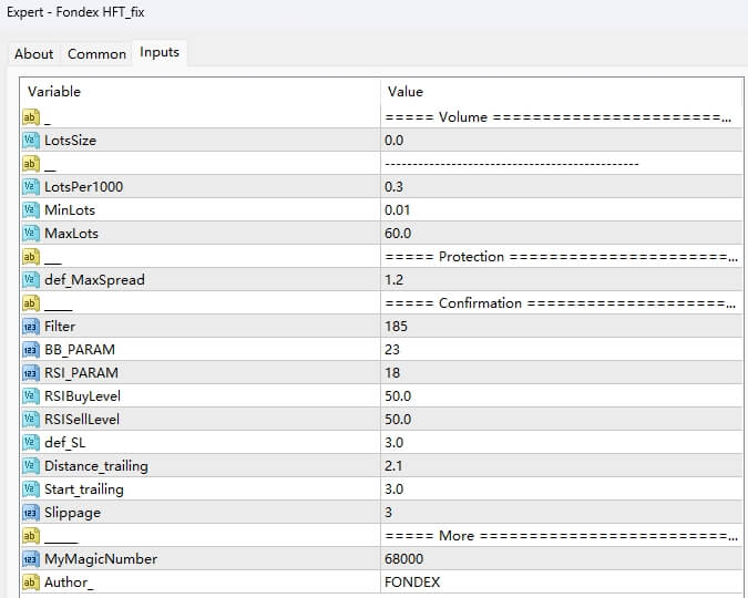 Fondex HFT_fix screenshot