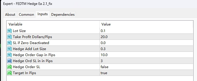 FEDTM Hedging Ea 2.1_fix screenshot