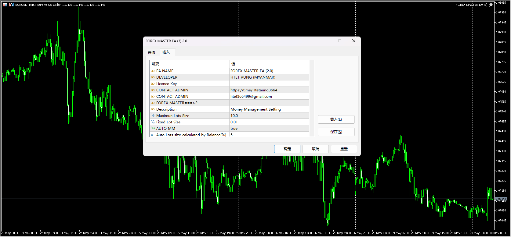 Forex Master EA screenshots