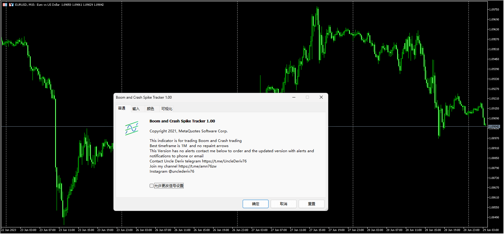 Boom and Bust Peak Tracker Screenshot