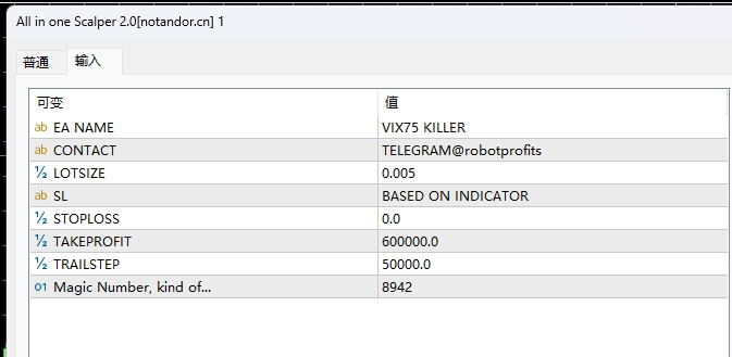 All-in-one scalper 2.0[VIX 75][M15] screenshots