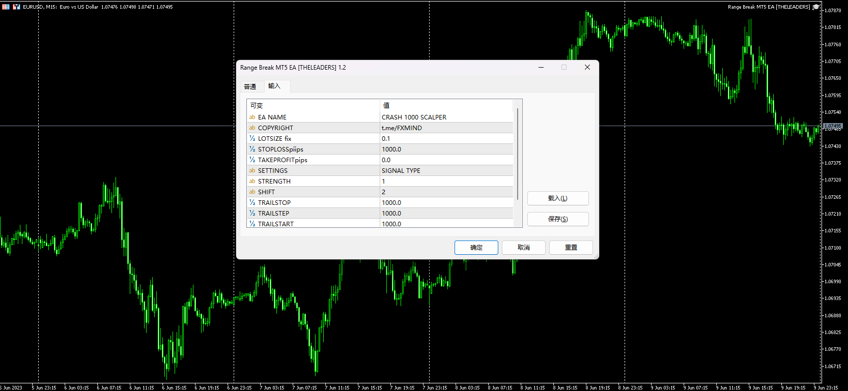 Range Breakout MT5 EA [THELEADERS] Screenshot