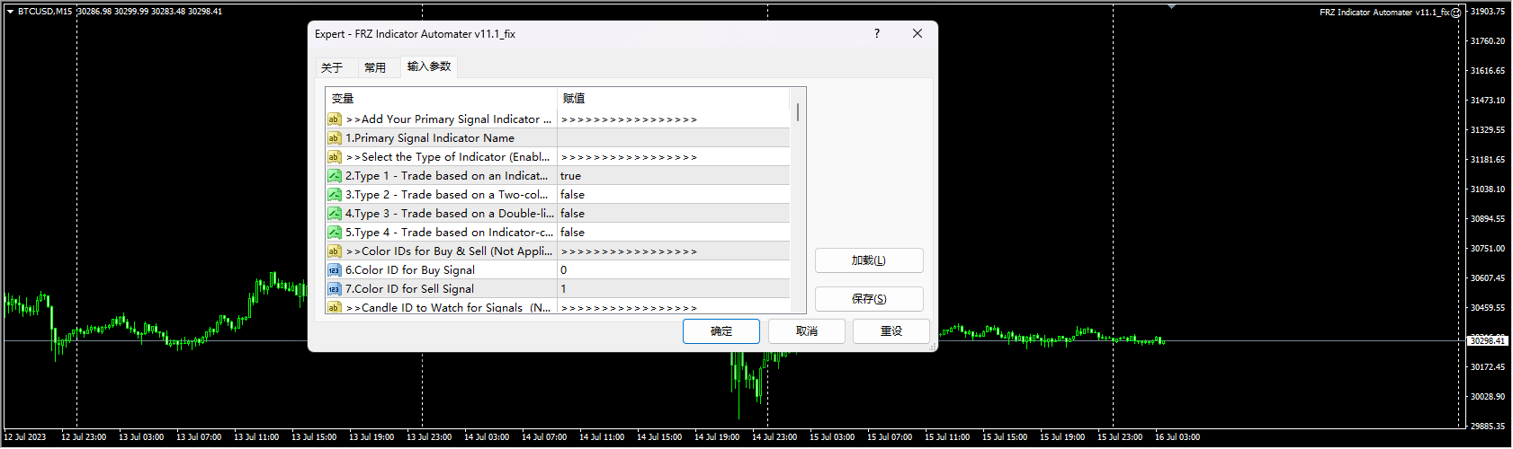FRZ Indicator Automater v11.1_fix screenshot