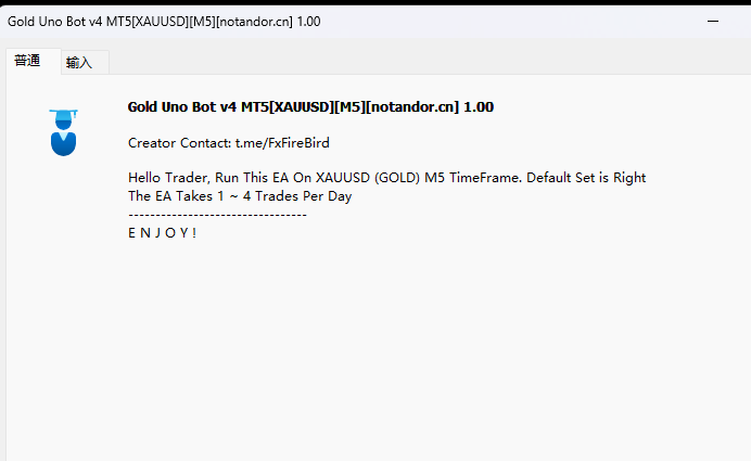 Gold Uno Bot v4 MT5[XAUUSD][M5] screenshots