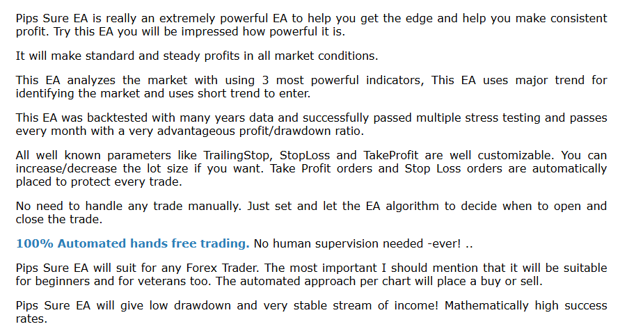 Idea confirmation EA screenshot