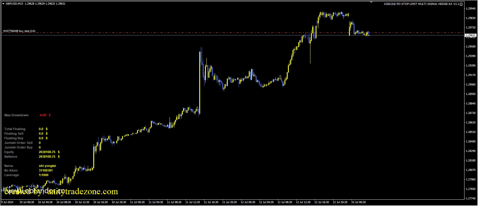 ASELOLE PO Stop Loss Limit Multi-Signal Hedging EA V2.1 Screenshot
