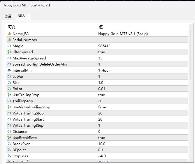 Happy Gold MT5 (Scalp)_fix screenshot